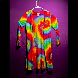 COPY - Tie dye mesh cardigan